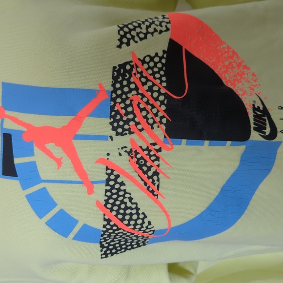 Jordan x Union 2.0 Flight Crew Neck Long Sleeve In Pale Yellow - Picture 5 of 11